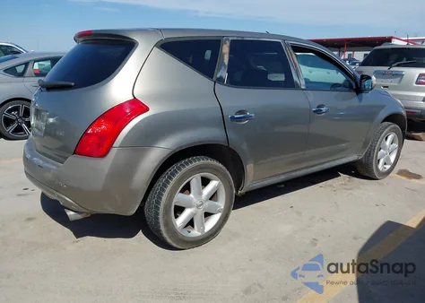 2003 Nissan Murano Se z USA, uszkodzony, nr VIN JN8AZ08T83W101737